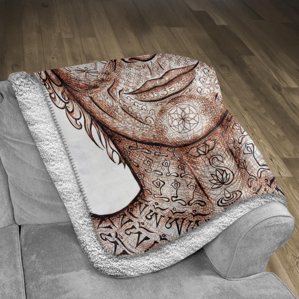 the-wisdom-keeper-of-precision-impeccability-brown-white-fleece-sherpa-blanket – Wisdom Keepers