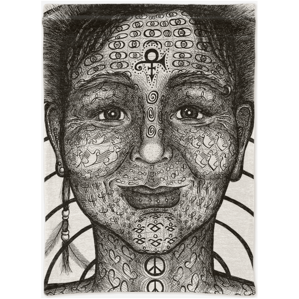 the-wisdom-keeper-of-equality-tenderness-black-white-woven-tapestry – Wisdom Keepers