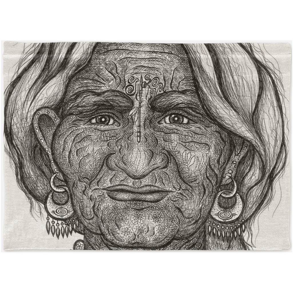 the-wisdom-keeper-of-guidance-black-white-woven-tapestry – Wisdom Keepers