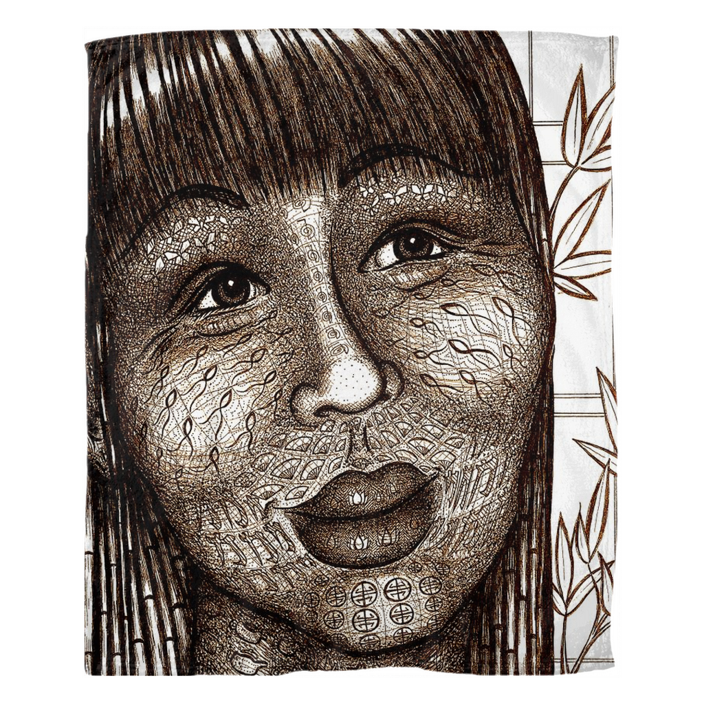 the-wisdom-keeper-of-naturalness-brown-white-fleece-blanket – Wisdom Keepers