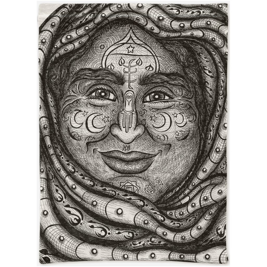 the-wisdom-keeper-of-diplomacy-peace-black-white-woven-tapestry – Wisdom Keepers