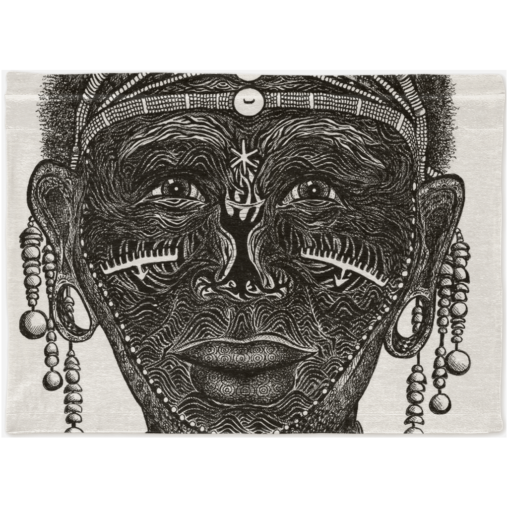 the-wisdom-keeper-of-perseverance-black-white-woven-tapestry – Wisdom Keepers