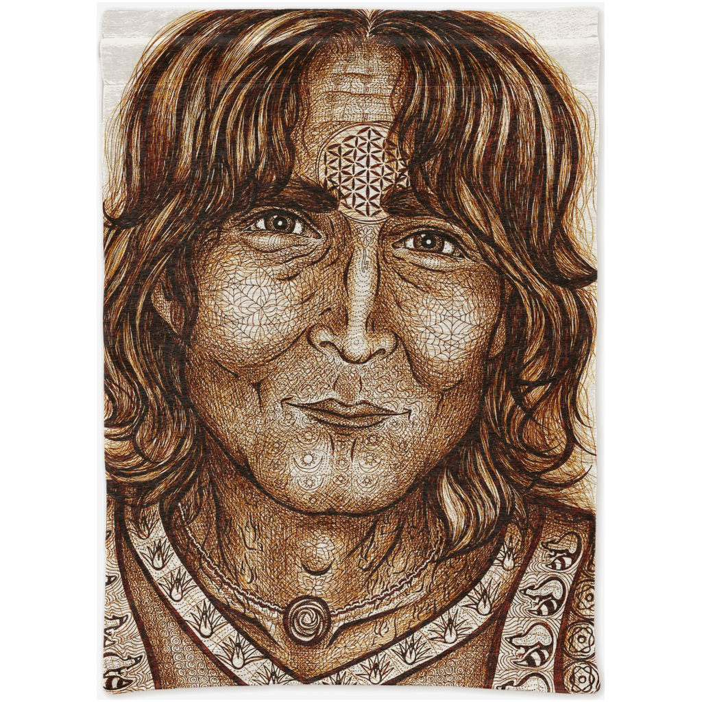 the-wisdom-keeper-of-equilibrium-harmony-brown-white-woven-tapestry – Wisdom Keepers
