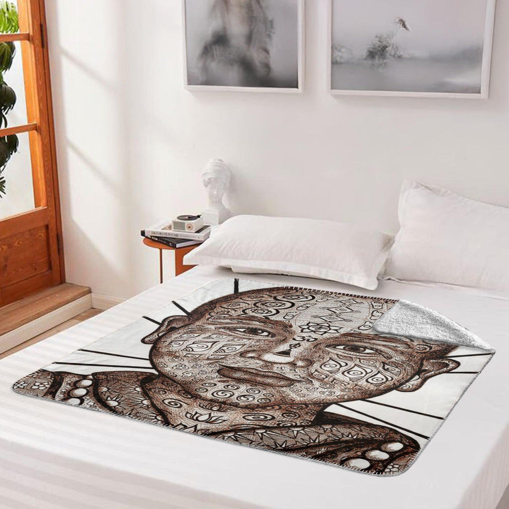 the-wisdom-keeper-of-initiative-awakening-brown-white-fleece-sherpa-blanket – Wisdom Keepers