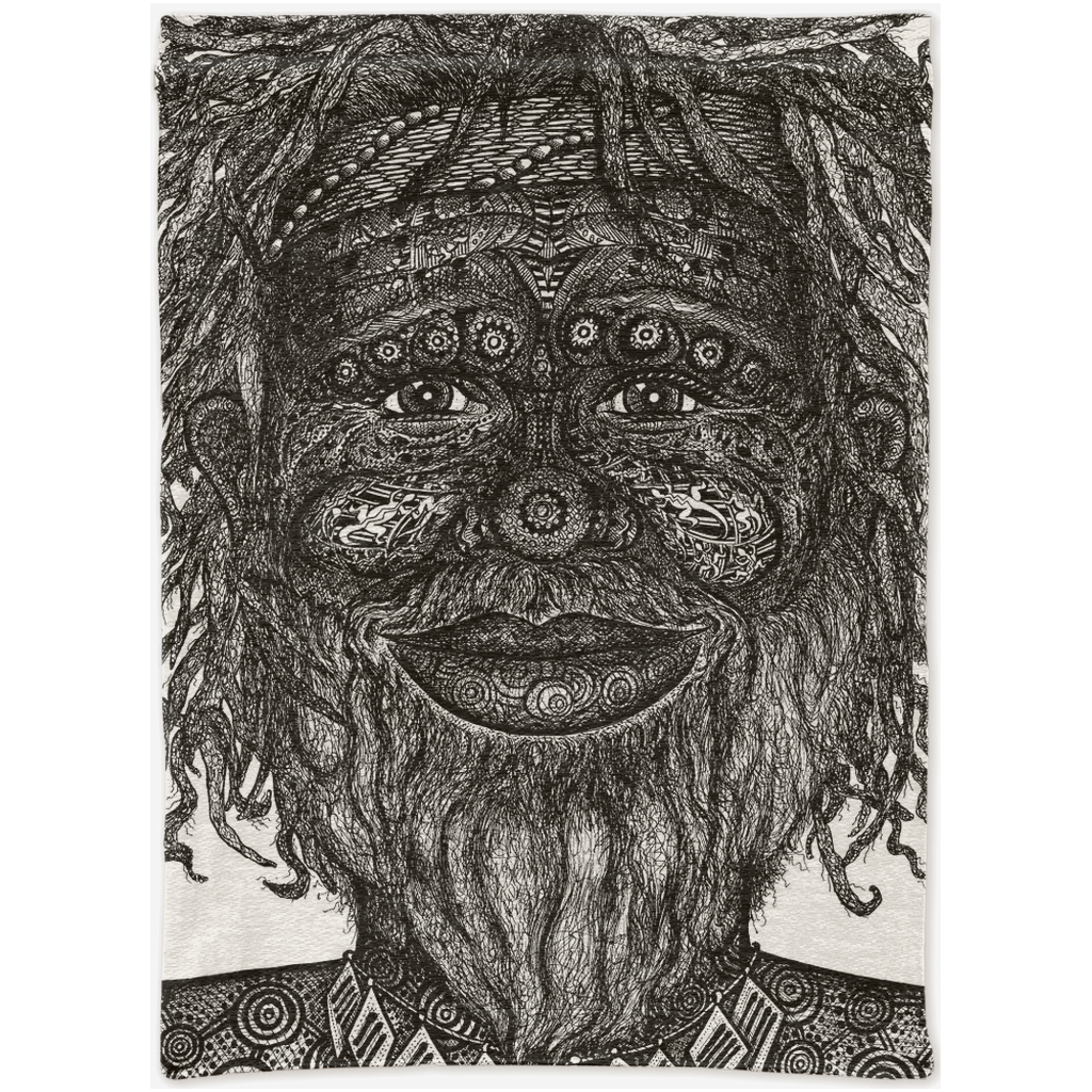 the-wisdom-keeper-of-orientation-unity-black-white-woven-tapestry – Wisdom Keepers
