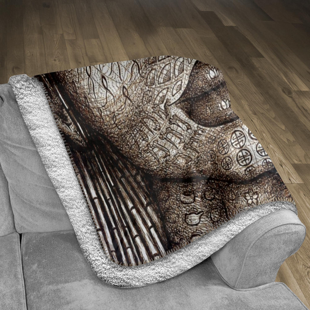 the-wisdom-keeper-of-naturalness-brown-white-fleece-sherpa-blanket – Wisdom Keepers