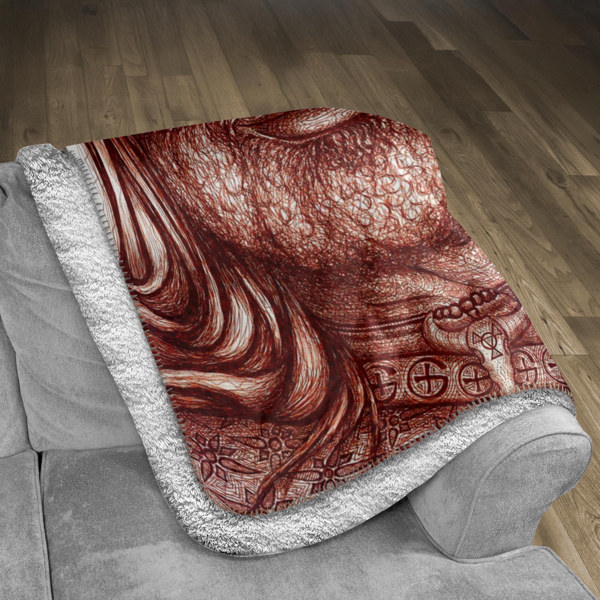 the-wisdom-keeper-of-adventure-brown-white-fleece-sherpa-blanket – Wisdom Keepers