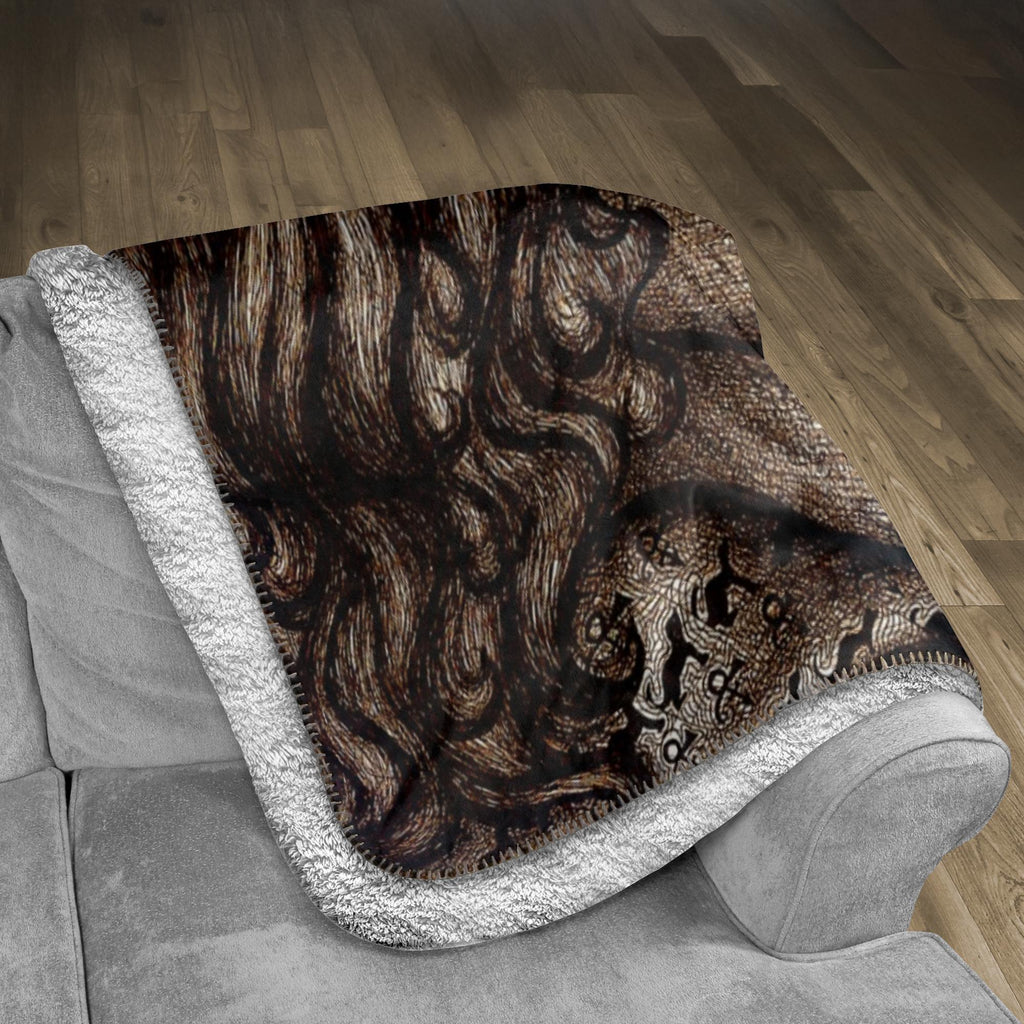 the-wisdom-keeper-of-enrichment-brown-white-fleece-sherpa-blanket – Wisdom Keepers
