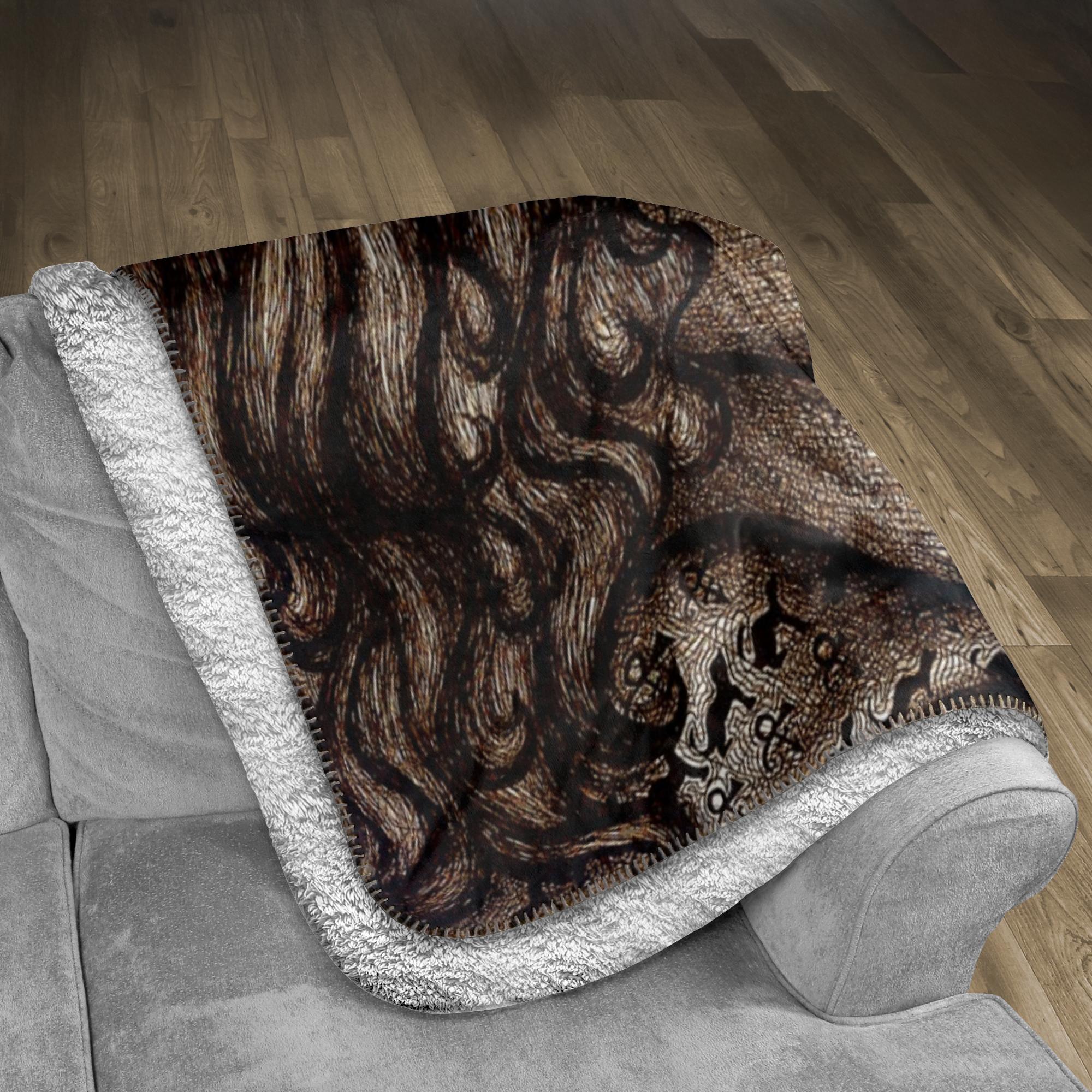 the-wisdom-keeper-of-enrichment-brown-white-fleece-sherpa-blanket – Wisdom Keepers