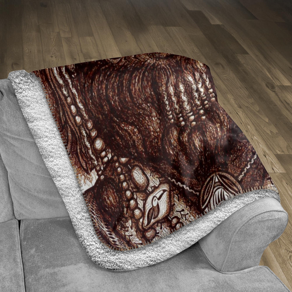 the-wisdom-keeper-of-competence-brown-white-fleece-sherpa-blanket – Wisdom Keepers