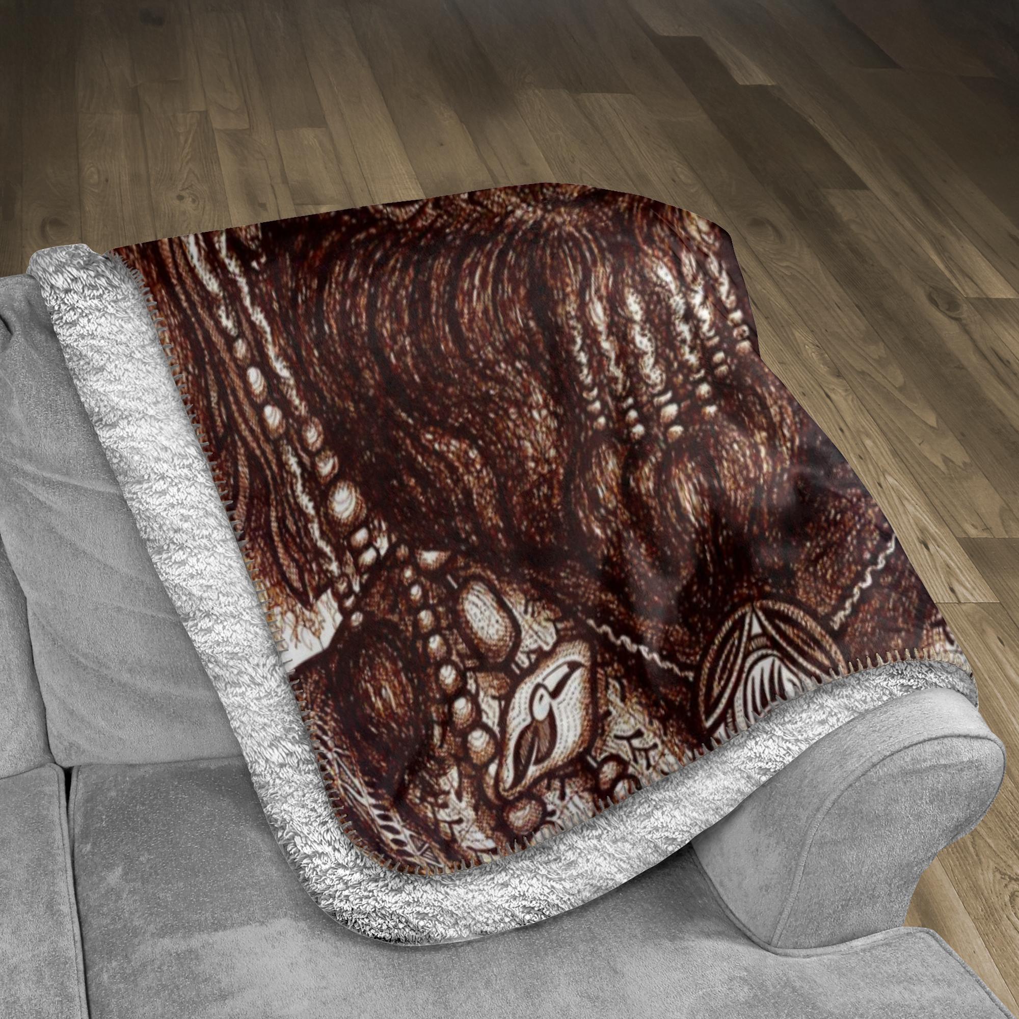 the-wisdom-keeper-of-competence-brown-white-fleece-sherpa-blanket – Wisdom Keepers