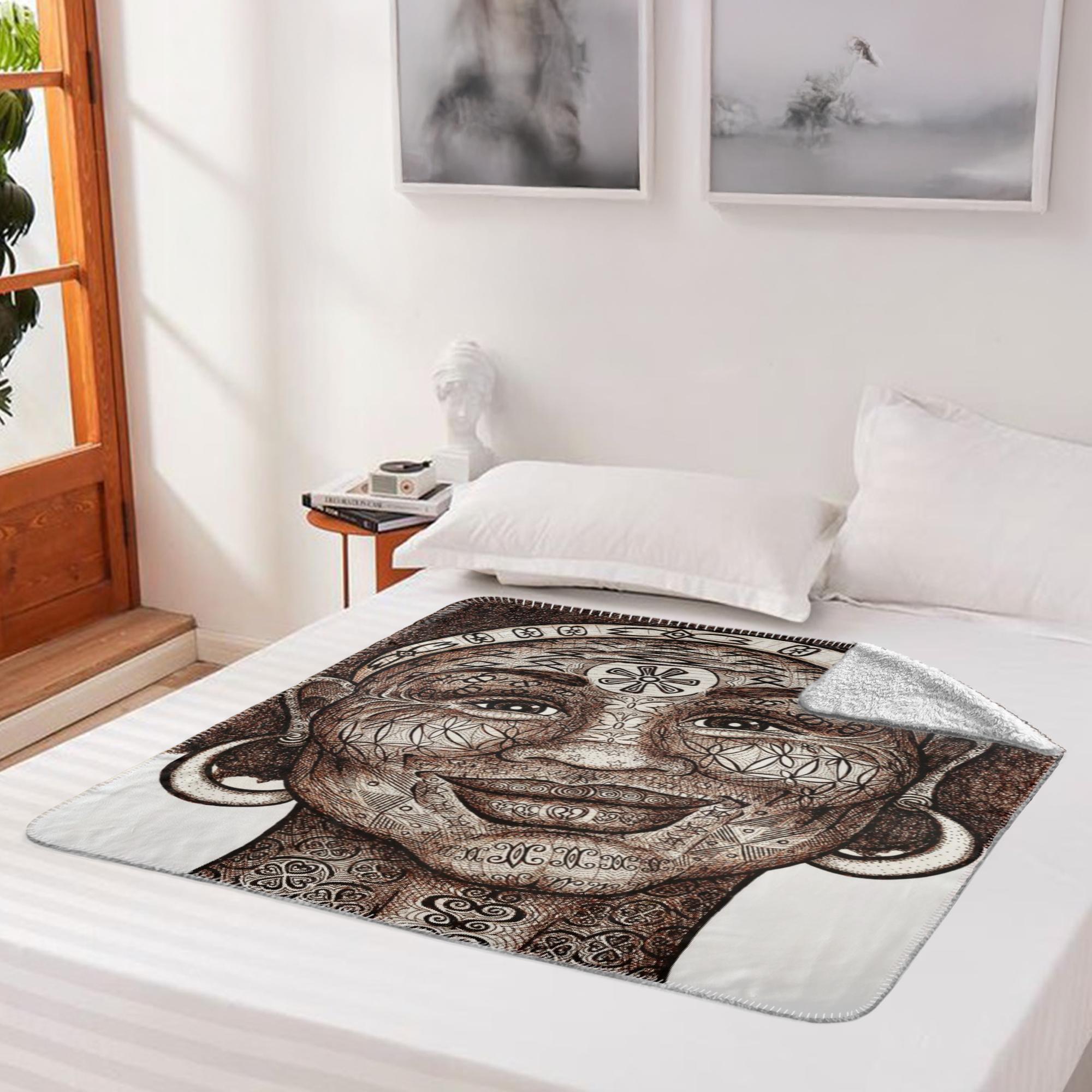 the-wisdom-keeper-of-freshness-beauty-brown-white-fleece-sherpa-blanket – Wisdom Keepers
