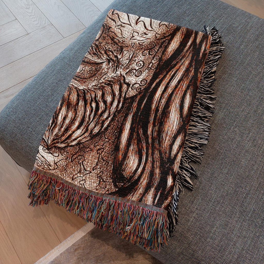 the-wisdom-keeper-of-authority-brown-white-woven-blanket – Wisdom Keepers