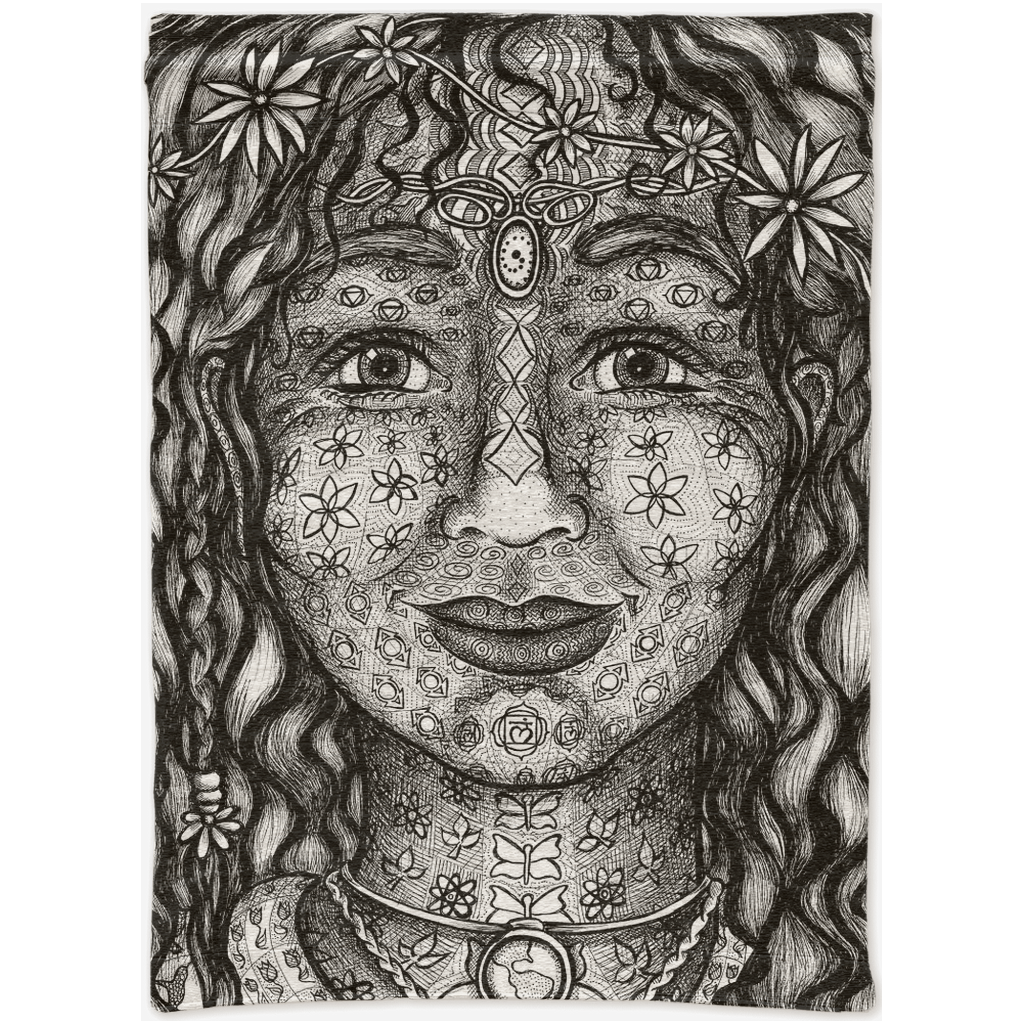 the-wisdom-keeper-of-magnetism-black-white-woven-tapestry – Wisdom Keepers