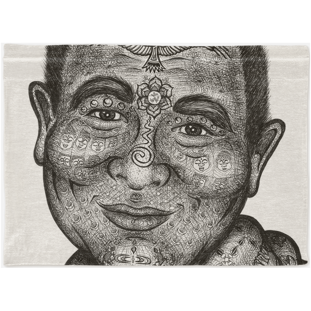 the-wisdom-keeper-of-mindfulness-black-white-woven-tapestry – Wisdom Keepers