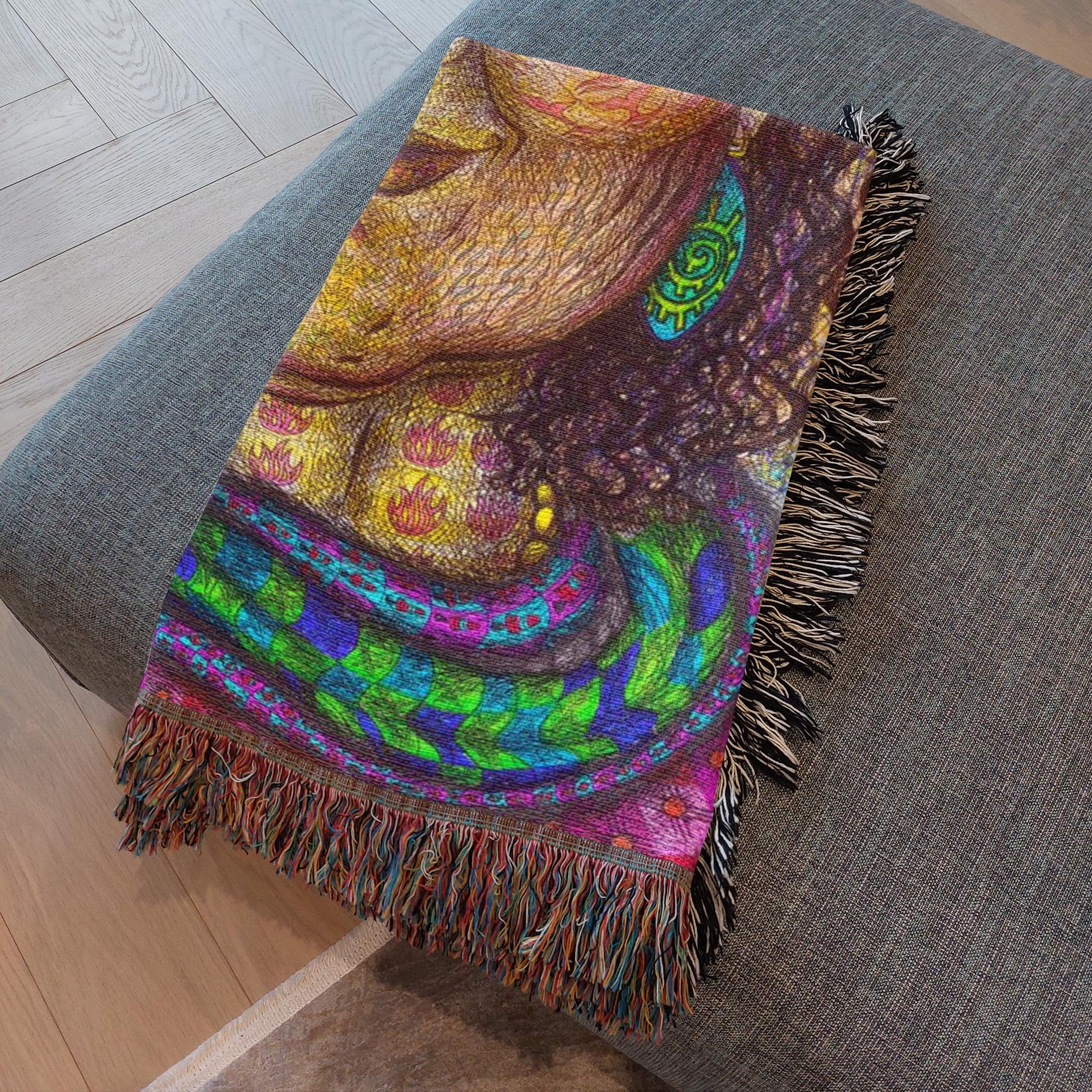 the-wisdom-keeper-of-resourcefulness-wisdom-full-color-woven-blanket – Wisdom Keepers