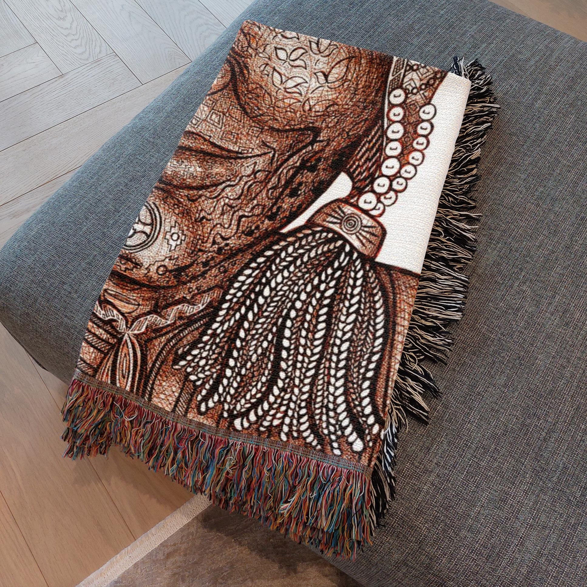 the-wisdom-keeper-of-preservation-brown-white-woven-blanket – Wisdom Keepers