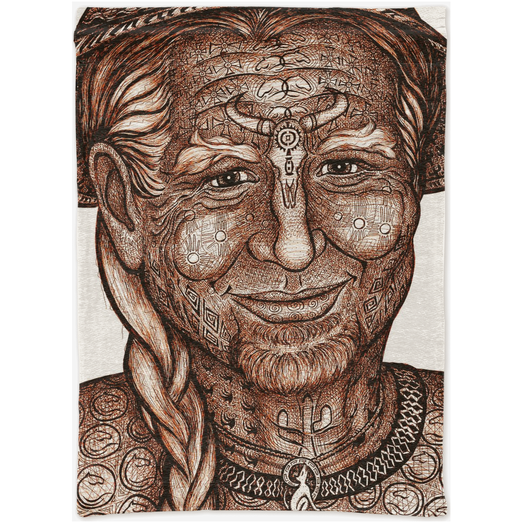 the-wisdom-keeper-of-teamwork-brown-white-woven-tapestry – Wisdom Keepers