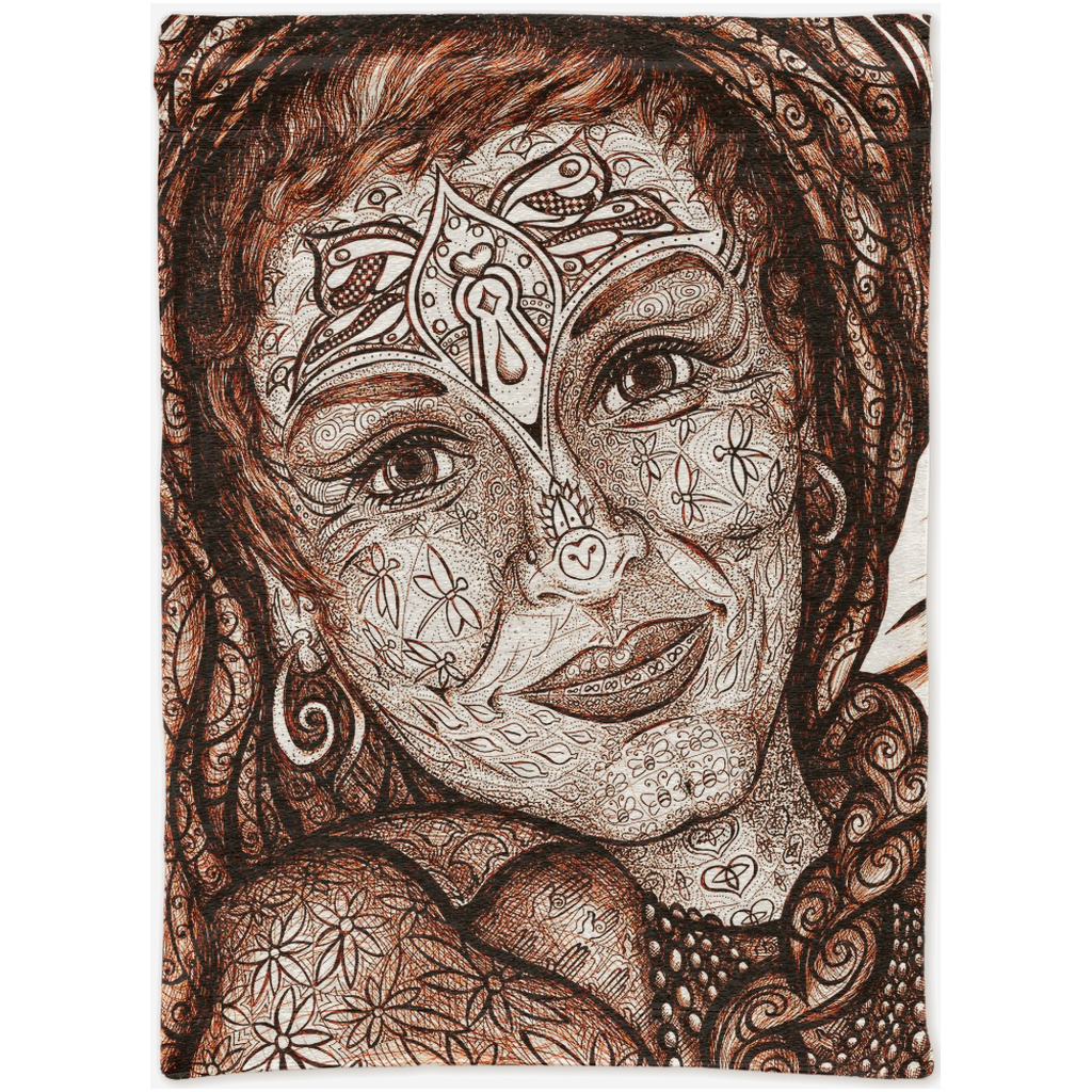 the-wisdom-keeper-of-peaceful-revolution-brown-white-woven-tapestry – Wisdom Keepers