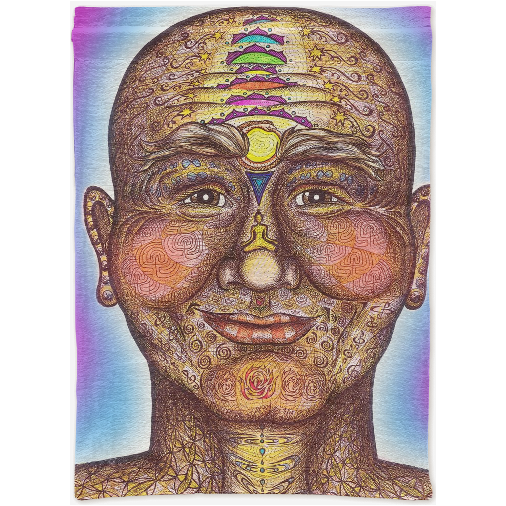 the-wisdom-keeper-of-non-attachment-celebration-full-color-woven-tapestry – Wisdom Keepers