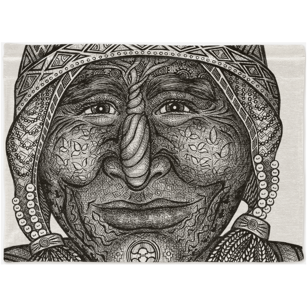 the-wisdom-keeper-of-preservation-black-white-woven-tapestry – Wisdom Keepers