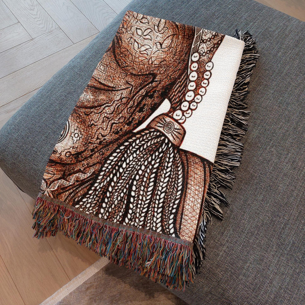 the-wisdom-keeper-of-preservation-brown-white-woven-blanket – Wisdom Keepers
