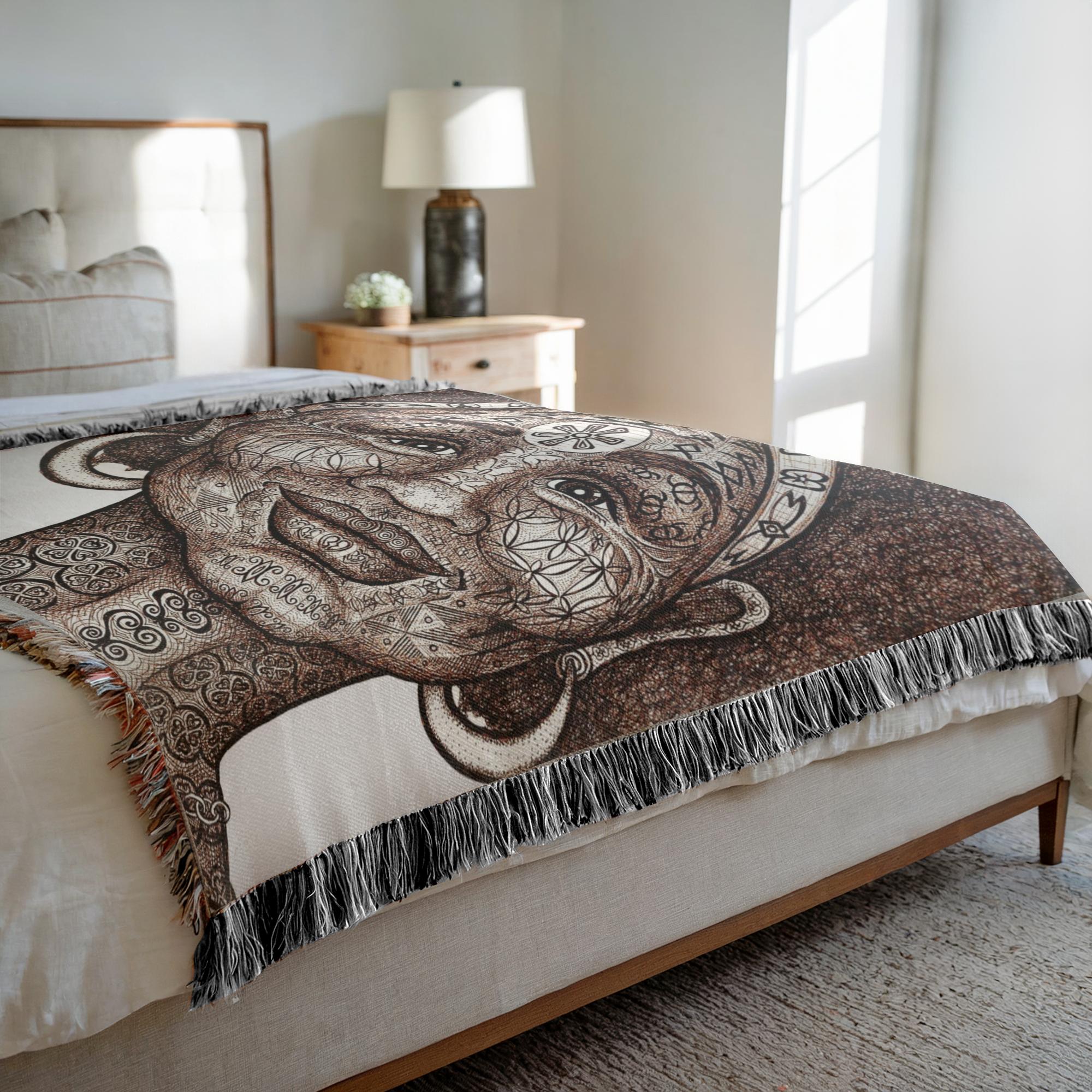 the-wisdom-keeper-of-freshness-beauty-brown-white-woven-blanket – Wisdom Keepers