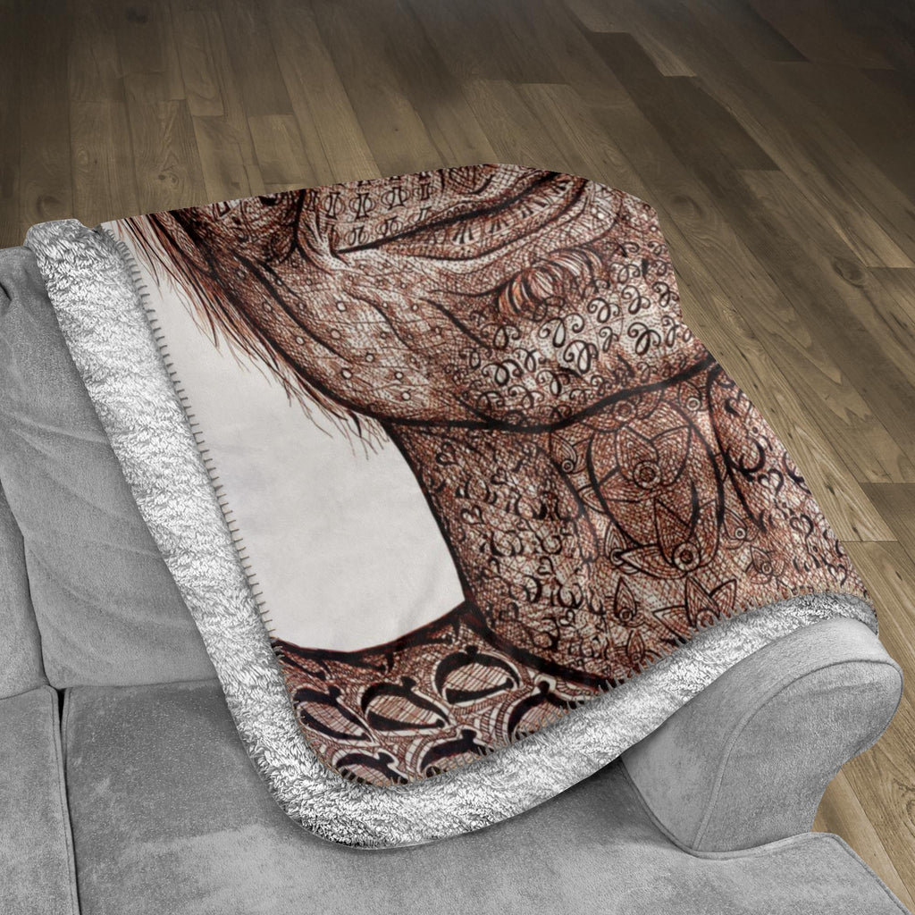 the-wisdom-keeper-of-inquiry-truth-brown-white-fleece-sherpa-blanket – Wisdom Keepers