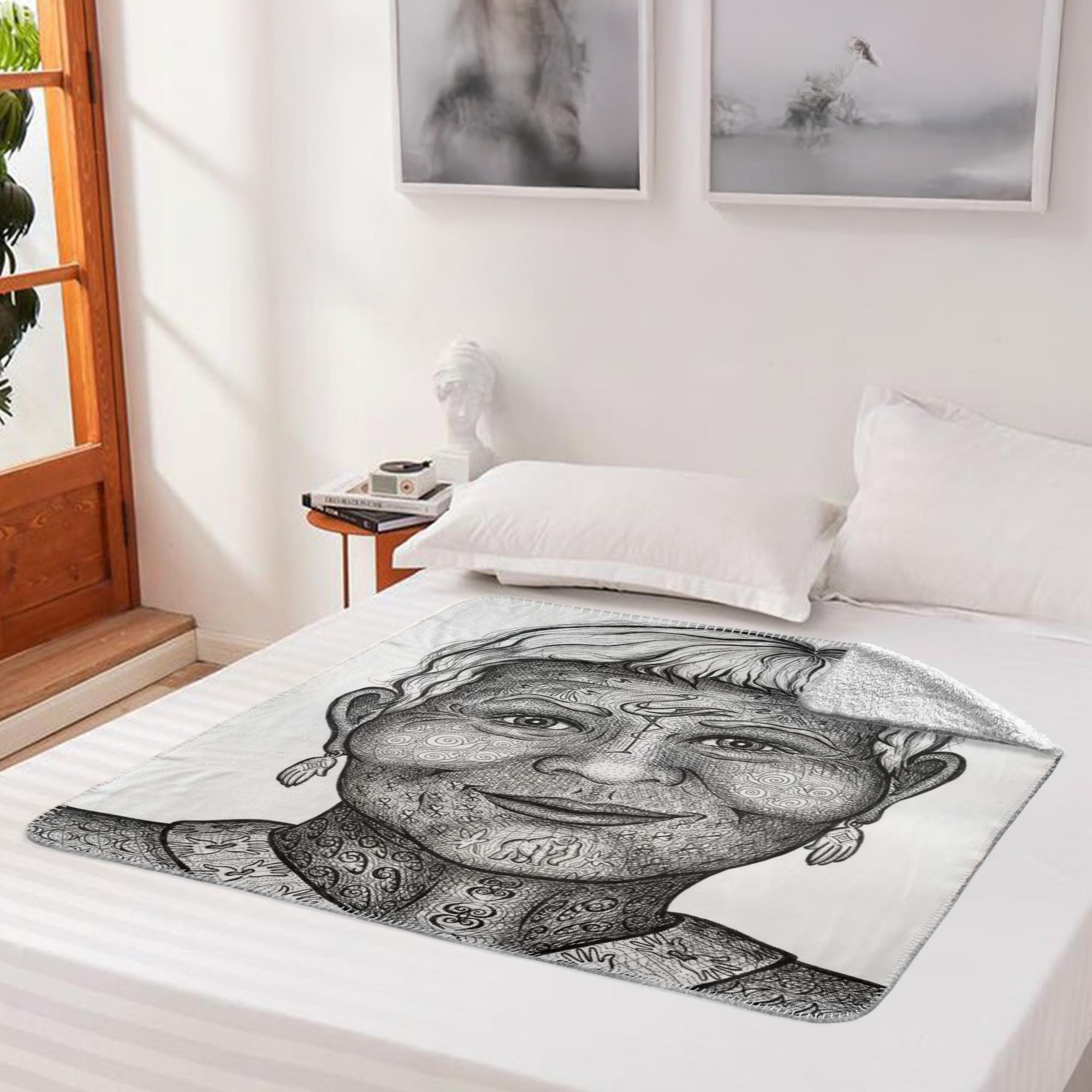 the-wisdom-keeper-of-intimacy-black-white-fleece-sherpa-blanket – Wisdom Keepers