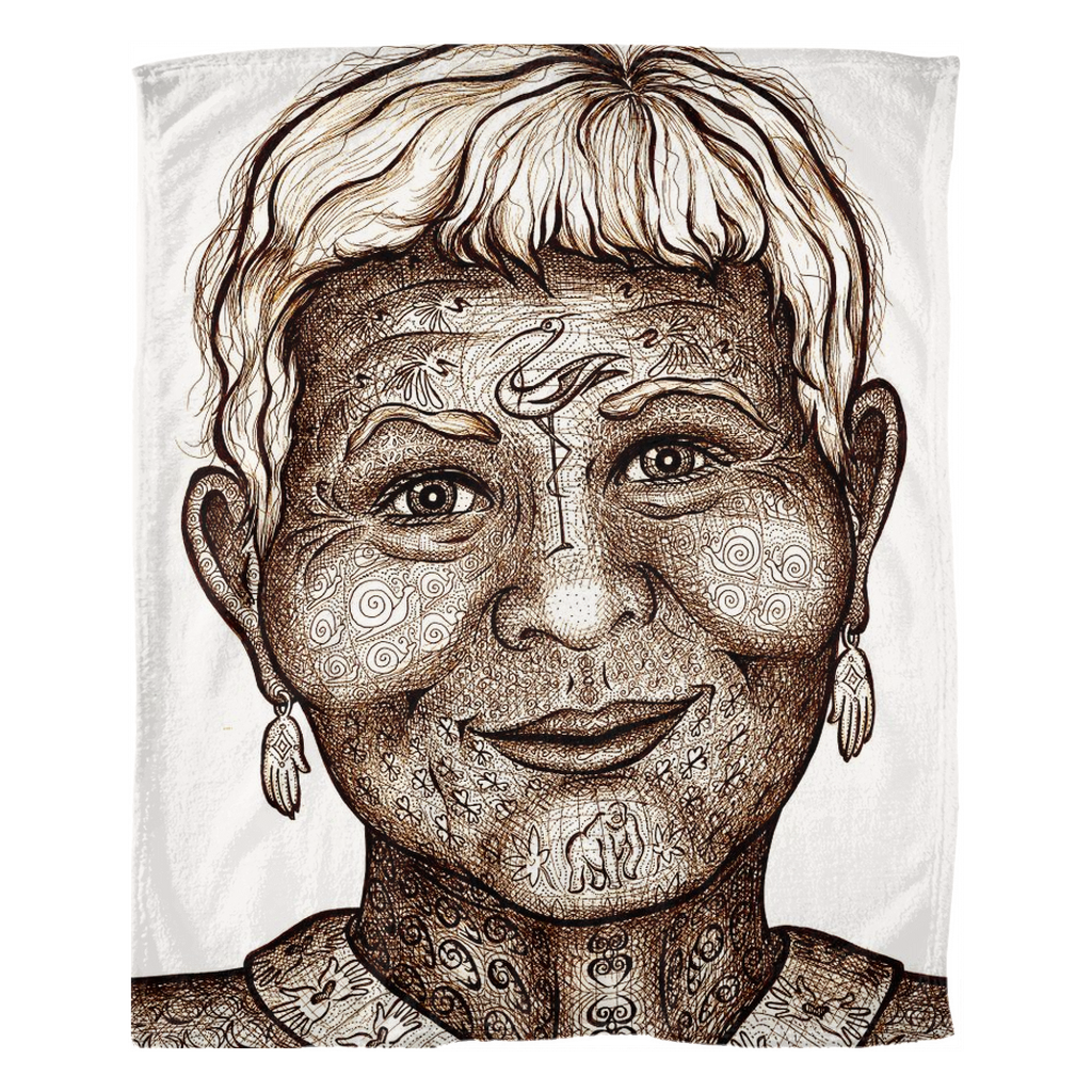 the-wisdom-keeper-of-intimacy-brown-white-fleece-blanket – Wisdom Keepers