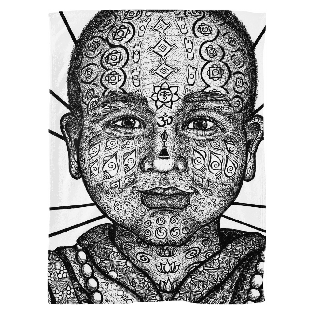 the-wisdom-keeper-of-initiative-awakening-black-white-fleece-blanket – Wisdom Keepers