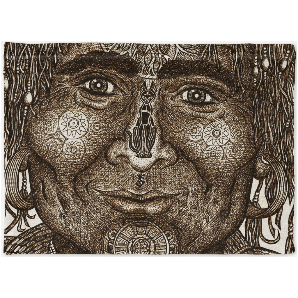 the-wisdom-keeper-of-resolve-brown-white-woven-tapestry – Wisdom Keepers