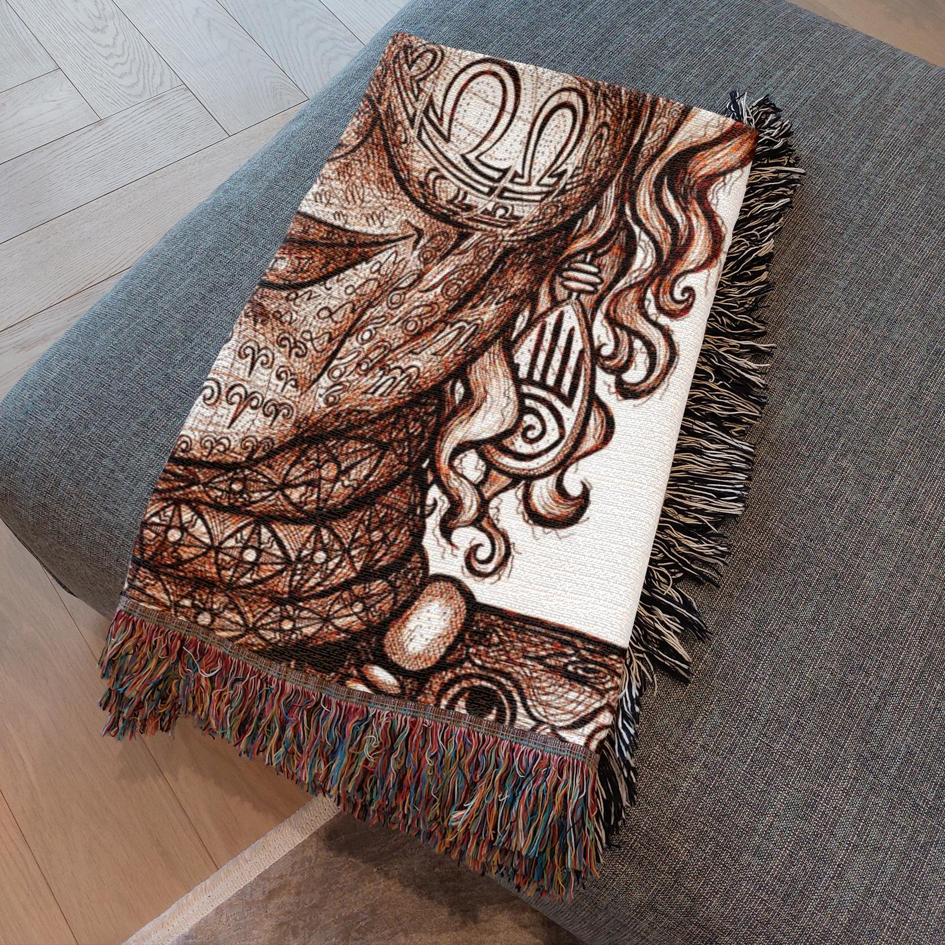 the-wisdom-keeper-of-intuition-brown-white-woven-blanket – Wisdom Keepers