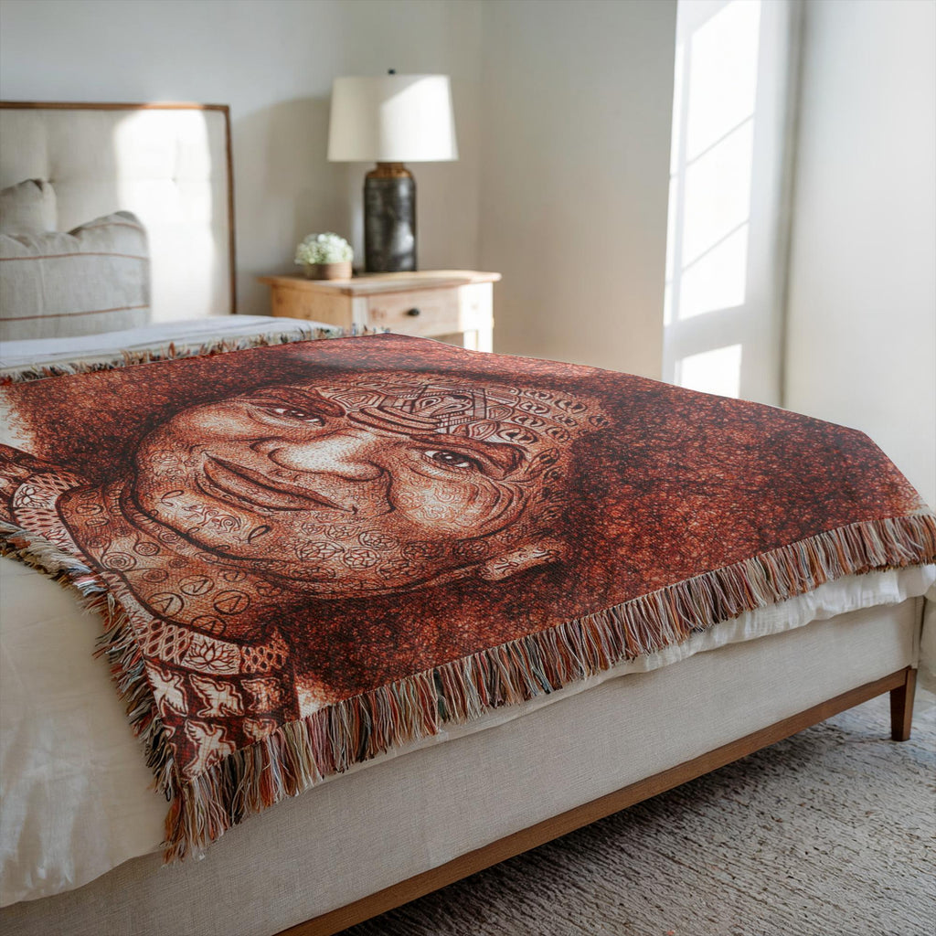 the-wisdom-keeper-of-aspiration-brown-white-woven-blanket – Wisdom Keepers