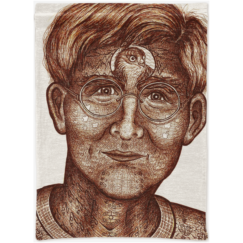 the-wisdom-keeper-of-insight-brown-white-woven-tapestry – Wisdom Keepers