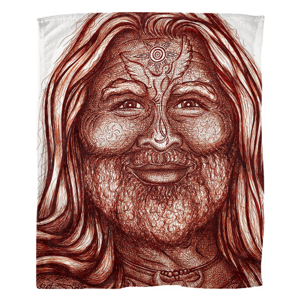 the-wisdom-keeper-of-adventure-brown-white-fleece-blanket – Wisdom Keepers