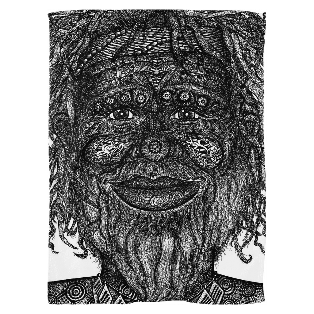the-wisdom-keeper-of-orientation-unity-black-white-fleece-blanket – Wisdom Keepers