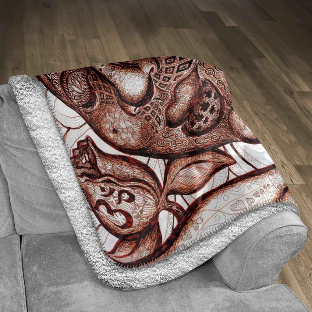 the-wisdom-keeper-of-totality-brown-white-fleece-sherpa-blanket – Wisdom Keepers