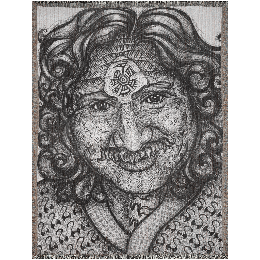 the-wisdom-keeper-of-self-assurance-black-white-woven-blanket – Wisdom Keepers