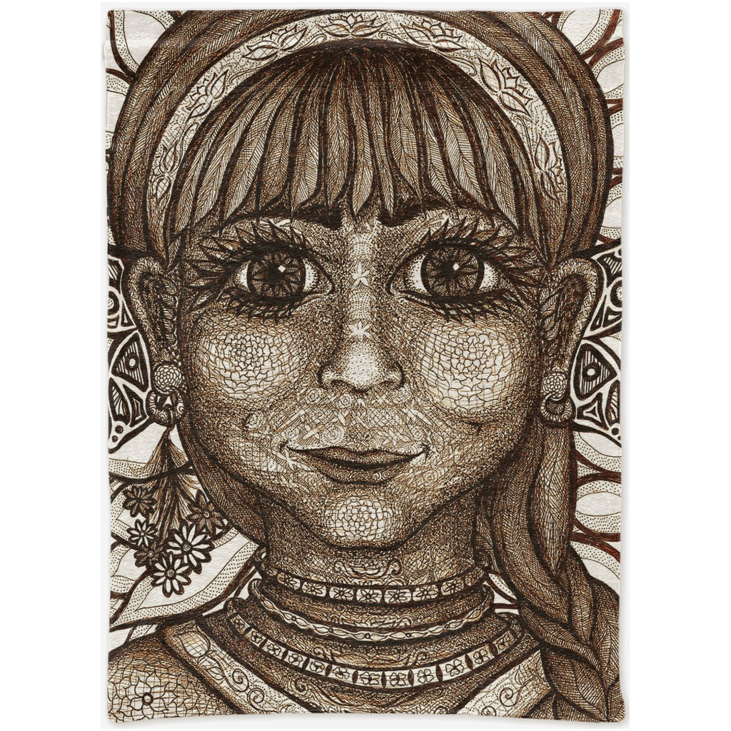 the-wisdom-keeper-of-innovation-innocence-brown-white-woven-tapestry – Wisdom Keepers