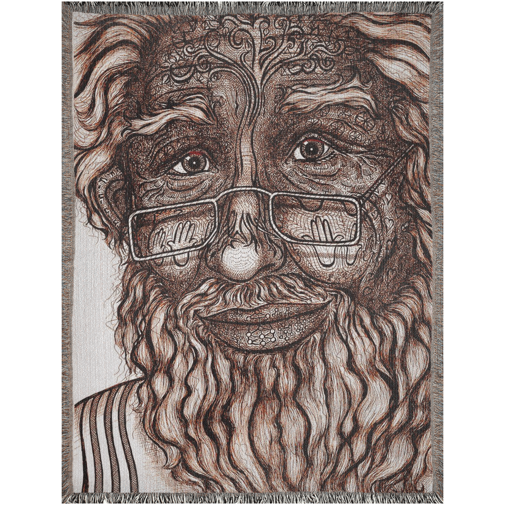 the-wisdom-keeper-of-omniscience-brown-white-woven-blanket – Wisdom Keepers