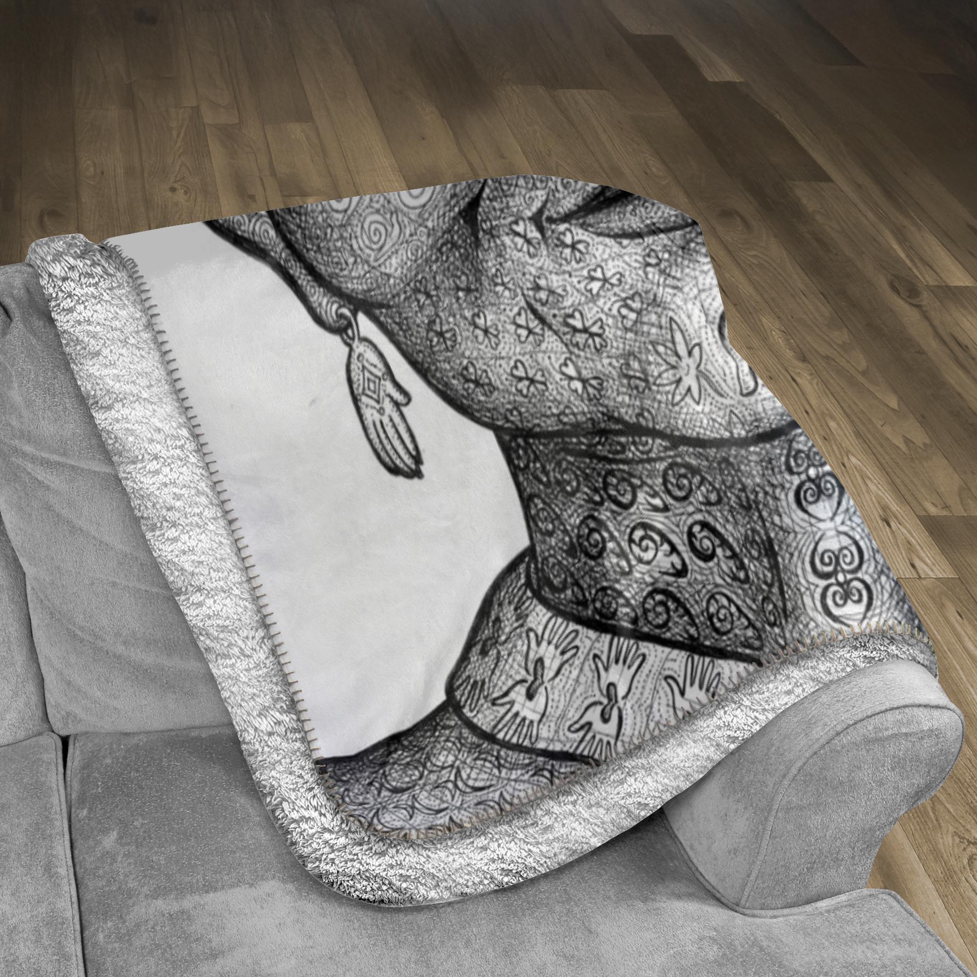 the-wisdom-keeper-of-intimacy-black-white-fleece-sherpa-blanket – Wisdom Keepers