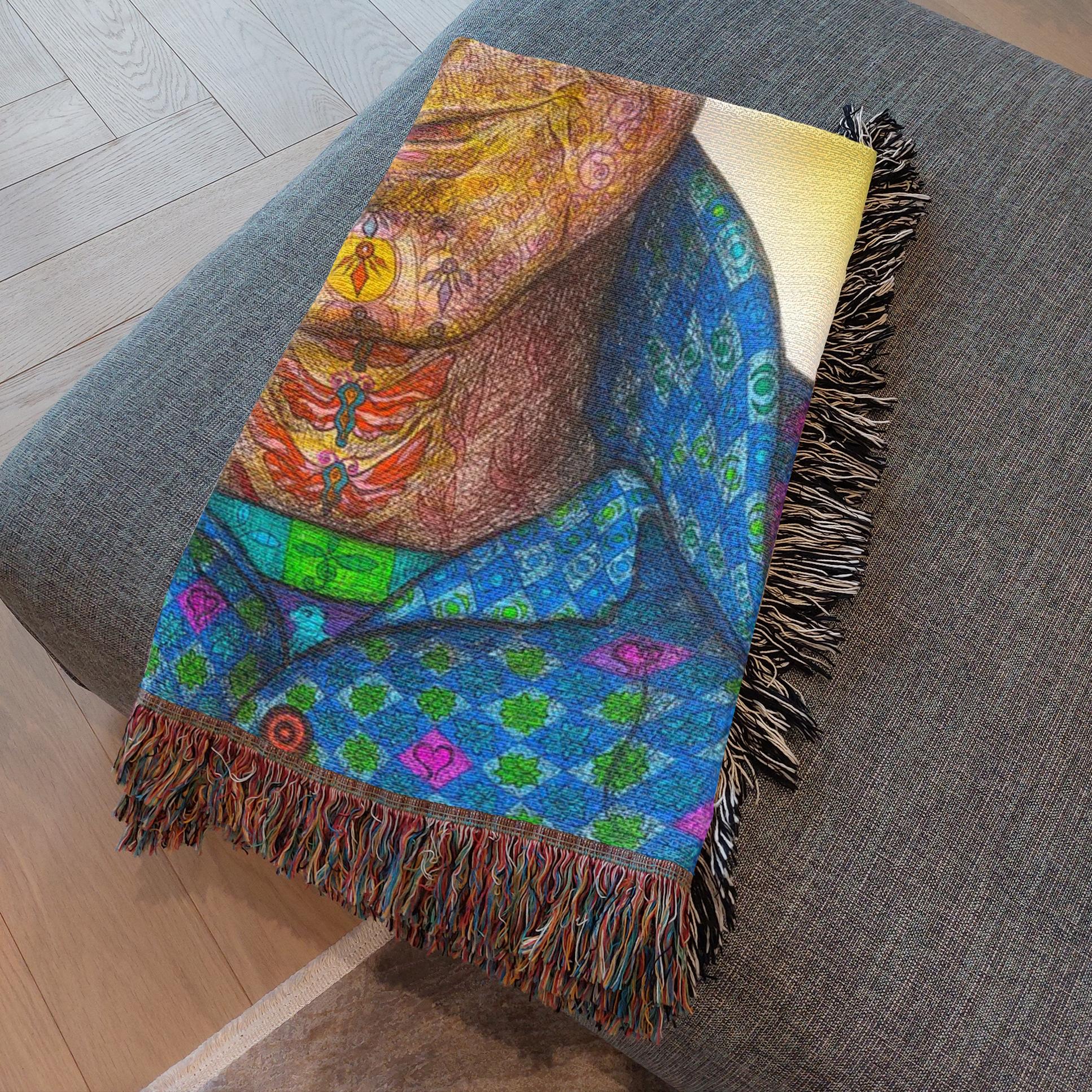the-wisdom-keeper-of-lightness-full-color-woven-blanket – Wisdom Keepers