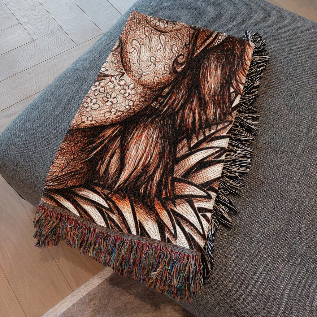the-wisdom-keeper-of-idealism-brown-white-woven-blanket – Wisdom Keepers