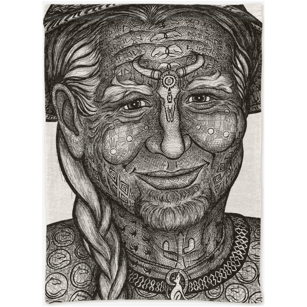 the-wisdom-keeper-of-teamwork-black-white-woven-tapestry – Wisdom Keepers