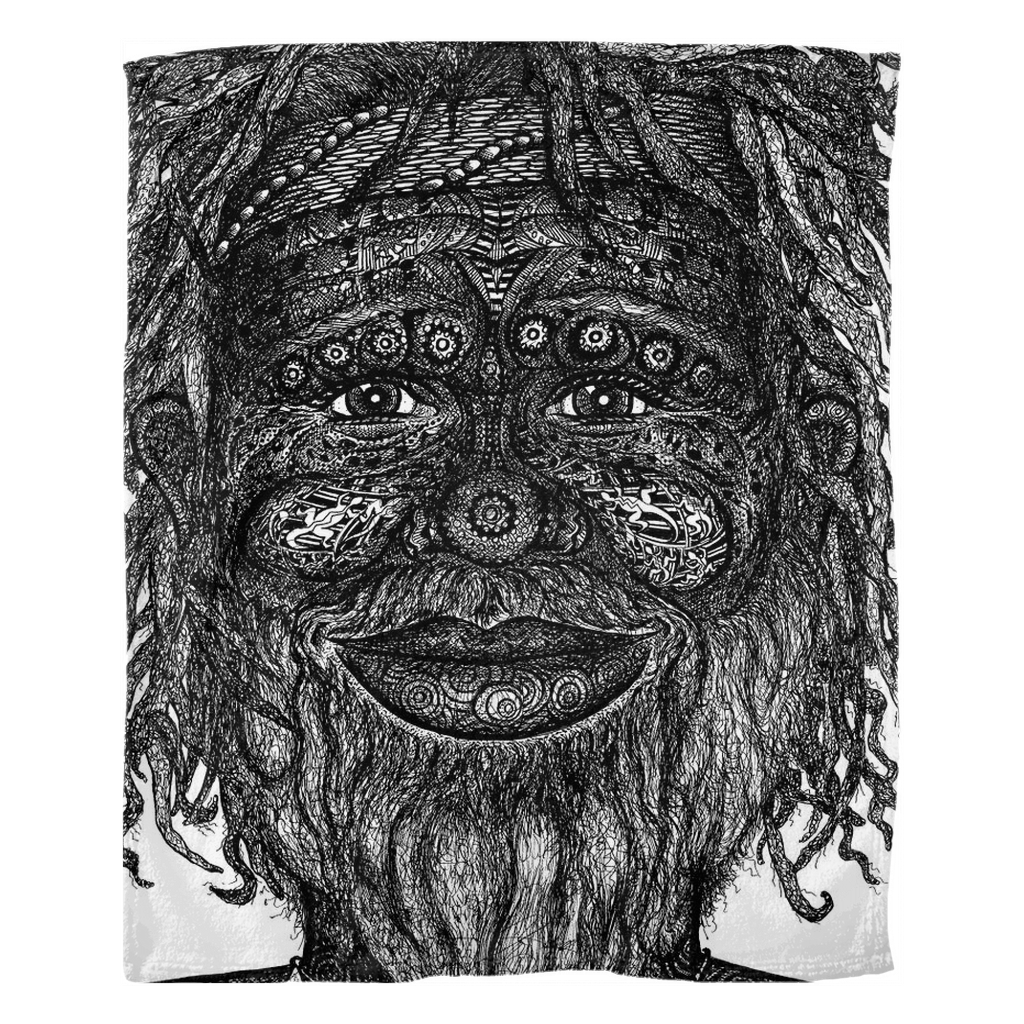the-wisdom-keeper-of-orientation-unity-black-white-fleece-blanket – Wisdom Keepers