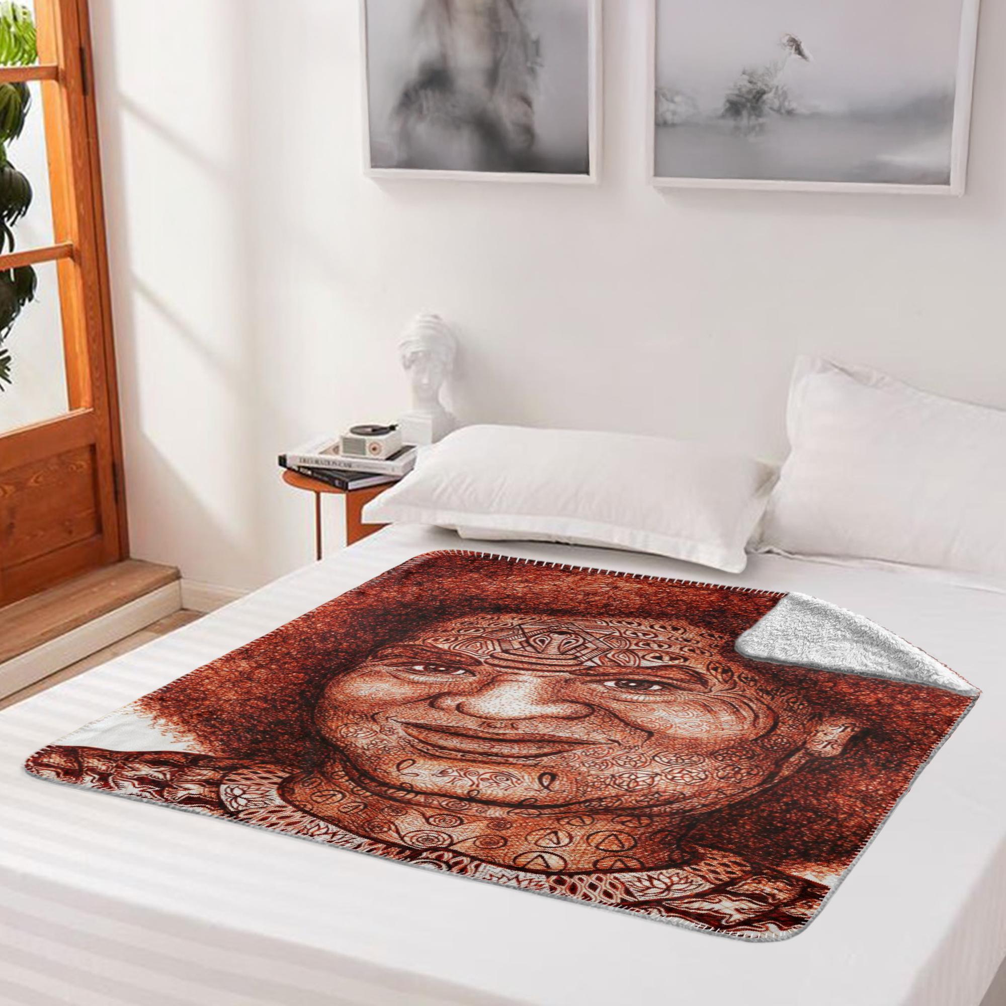 the-wisdom-keeper-of-aspiration-brown-white-fleece-sherpa-blanket – Wisdom Keepers