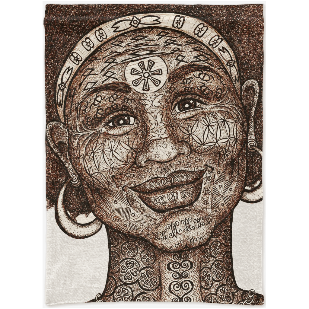 the-wisdom-keeper-of-freshness-beauty-brown-white-woven-tapestry – Wisdom Keepers
