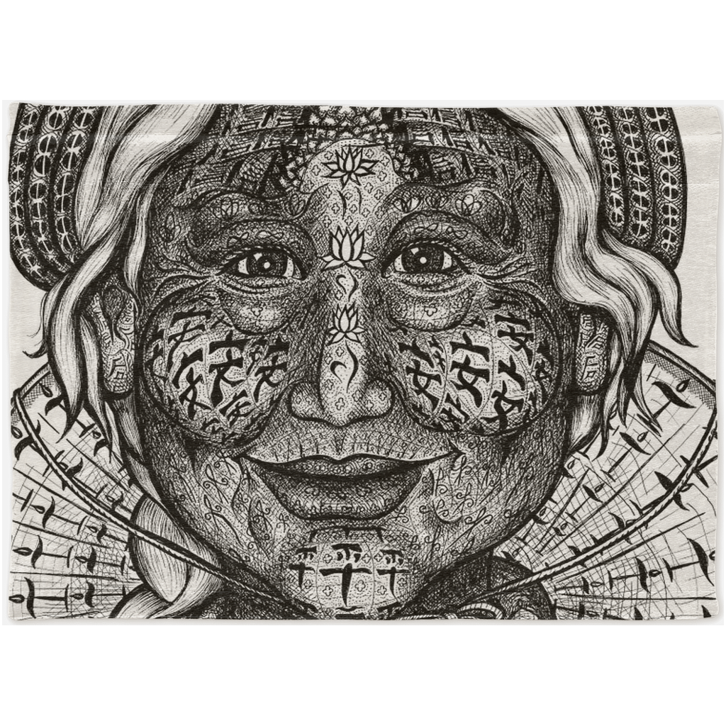 the-wisdom-keeper-of-inspiration-black-white-woven-tapestry – Wisdom Keepers