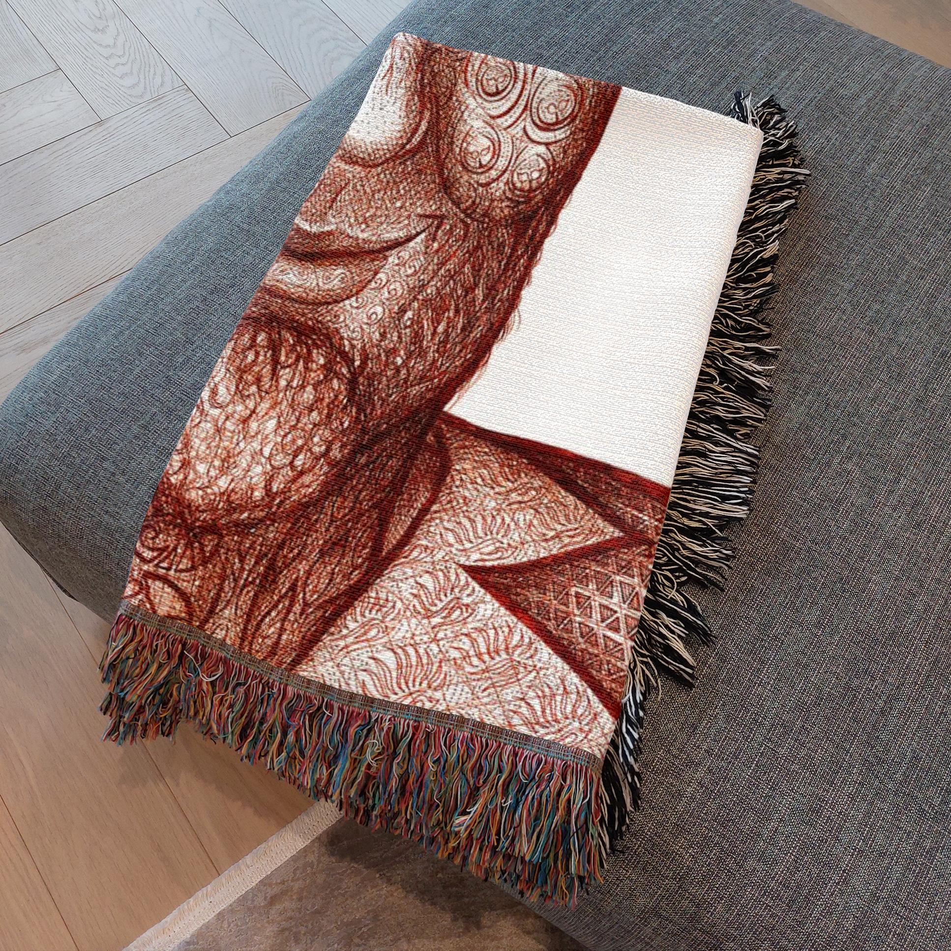 the-wisdom-keeper-of-stillness-brown-white-woven-blanket – Wisdom Keepers